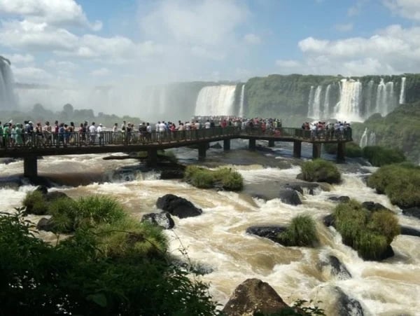 Brazilian falls - the more you walk the better it gets