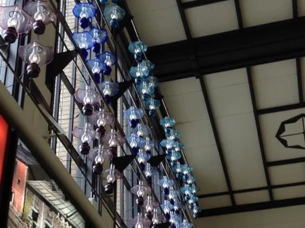 Glassware-making experience and visit to an Otaru sake brewery