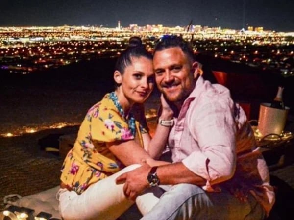 Desert date night picnic at the overlook